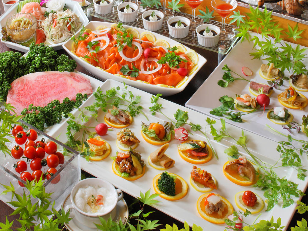 Hotel Asaya Nikko Zewnętrze zdjęcie A selection of canapés